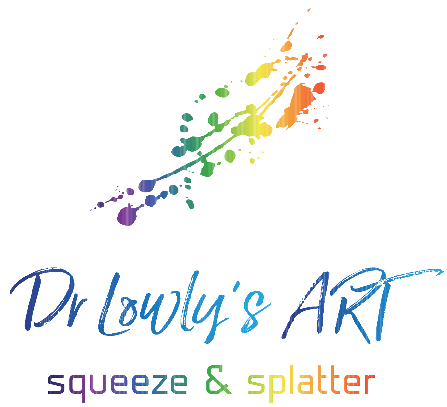 dr lowly art squeeze and splatter